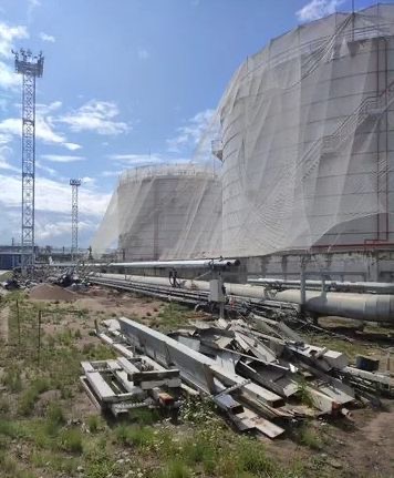 Тросовая сетка AISI 316 против дронов